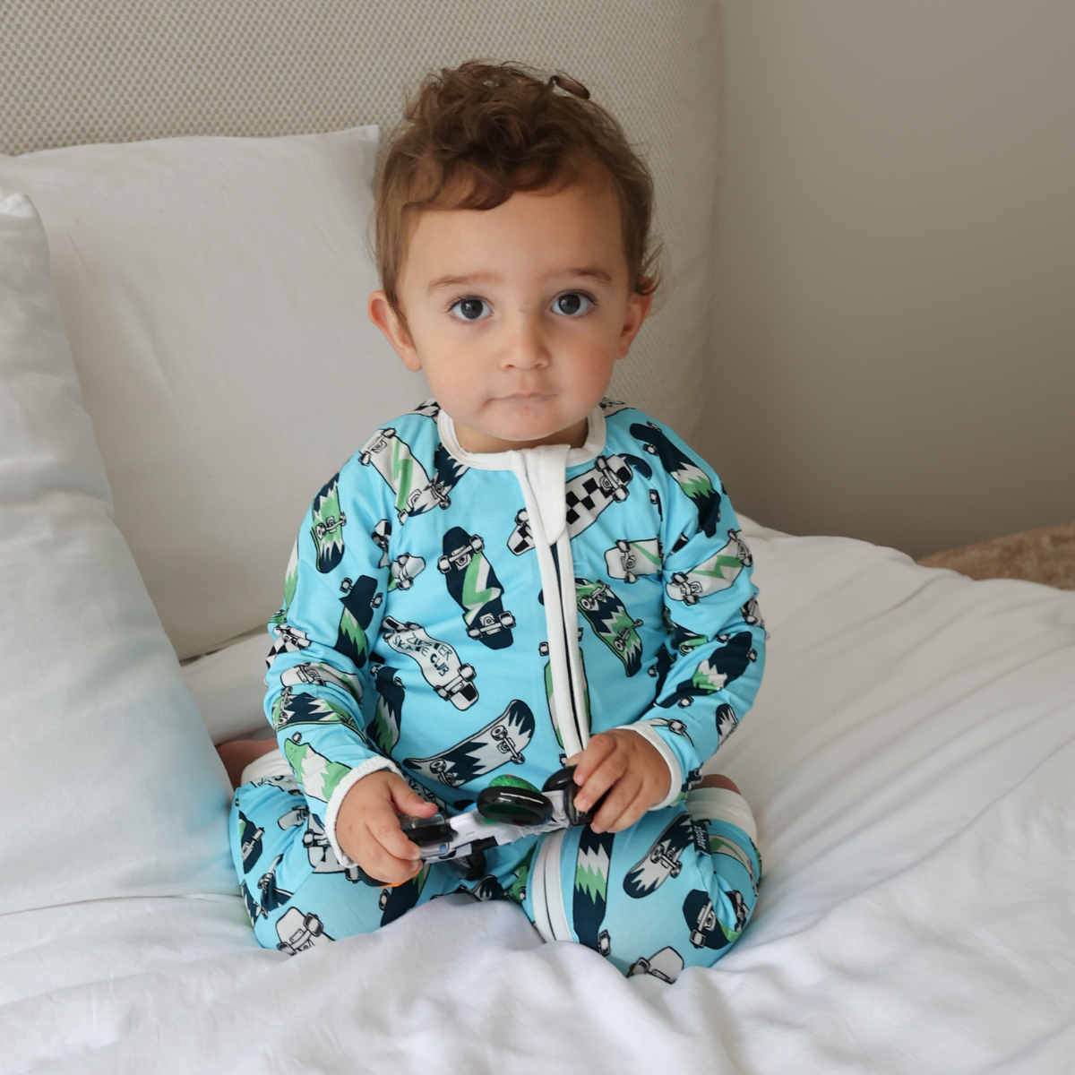 ZIPSTER™ Skate Club Soft Bamboo Baby Mono} Envío Rápido y Gratuito