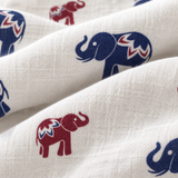 Muselina «Elephants Navy»