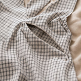 Vestido de lactancia sin mangas Windowpane