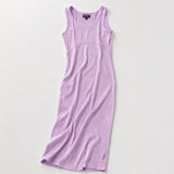 St Tropez Ribbed Vestido de lactancia Lila