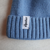 Bonnet en tricot de bambou - Baby Blue