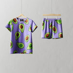 Children's Shortie PJ Set Avocado