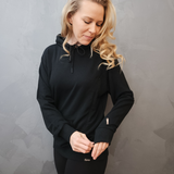 Bamboo Breastfeeding Hoodie - Schwarz