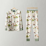 Pijama infantil en la granja