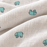 Grande couverture en mousseline « Bébé éléphant »