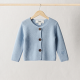Cardigan blu chiaro con bottoni