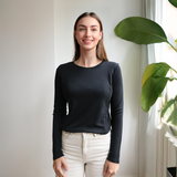 T-Shirt allaitement manches longues noir