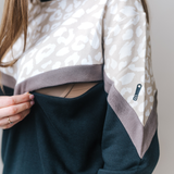 Sweatshirt zum Stillen - Leopard