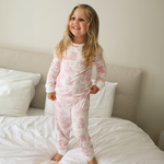 Children's PJ Set Pink Toile de Jouy