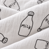 Manta grande de muselina «Milk»