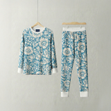 William Morris Pijama infantil azul malva