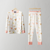 PJ per bambini Ribbed Chuck