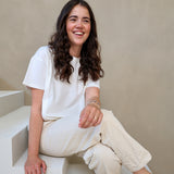 Oversized Breastfeeding Tee White