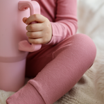 Children's PJ Set Ribbed Rose