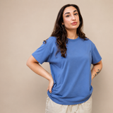 Oversized Breastfeeding Tee Navy