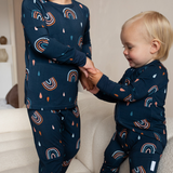 Ensemble de pyjamas pour enfants Navy Rainbow