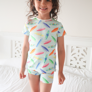 Children's Shortie PJ Set Surf