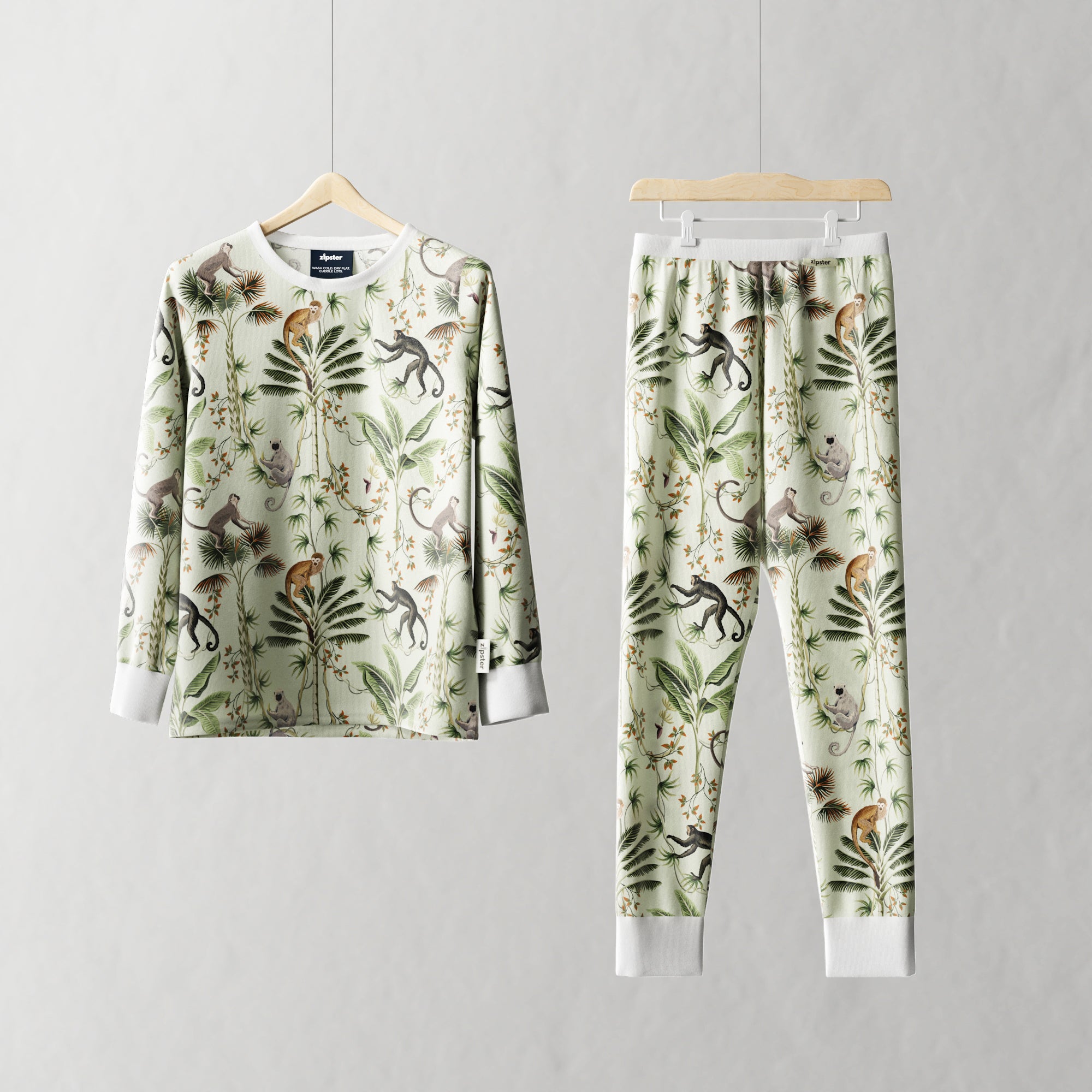 Children's PJ Set Monkey