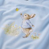 Juego de tumbona de bambú Peter Rabbit Azul