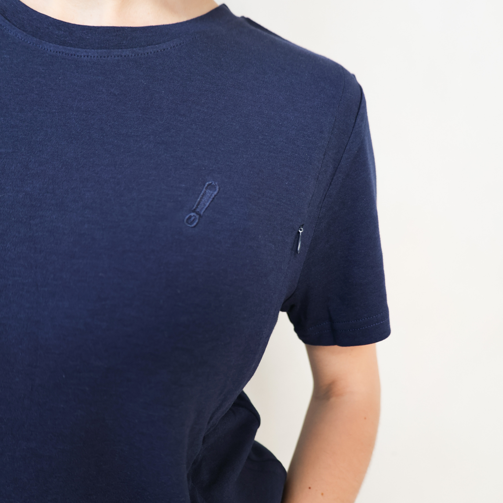 Breastfeeding T-Shirt Navy Blue