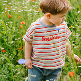 Gestreiftes T-Shirt für Kinder in Übergröße Good Old Days
