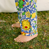 Pyjama pour dames Sicilian Summer (Gagnant du concours de design 2025)