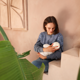 Breastfeeding Sweatshirt - Blue Floral