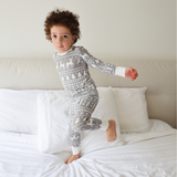 Ensemble de pyjamas pour enfants Grey Fair Isle