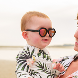 Gafas de sol de bambú Corazón