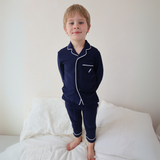 Children's PJ Set Navy Heritage
