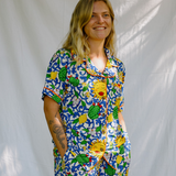 Pyjama pour dames Sicilian Summer (Gagnant du concours de design 2025)