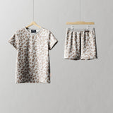 Children's Shortie Schlafanzug-Set Leopardendruck