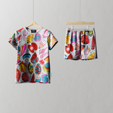 Children's Shortie PJ Set Funky Shells