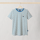 Miffy Camiseta de lactancia a rayas con cremalleras ocultas para dar el pecho, vista frontal