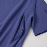 Oversized Breastfeeding Tee Navy