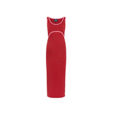 St Tropez Ribbed Vestido de lactancia Rojo y Rosa