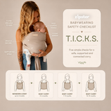 Envoltorio de bambú para bebé - Fawn Check