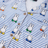 Détails du modèle du pyjama en bambou pour homme Miffy « Peek-a-Boo Blue »