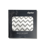 Zig Zag Large Muslin Blanket - Zipster
